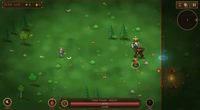 Grubnak the Bandit Warlord arriving in the Bandit Wood
