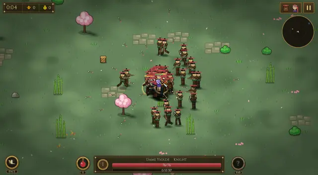 A crowd of Jade Gate archers and swordsmen around the vanguard